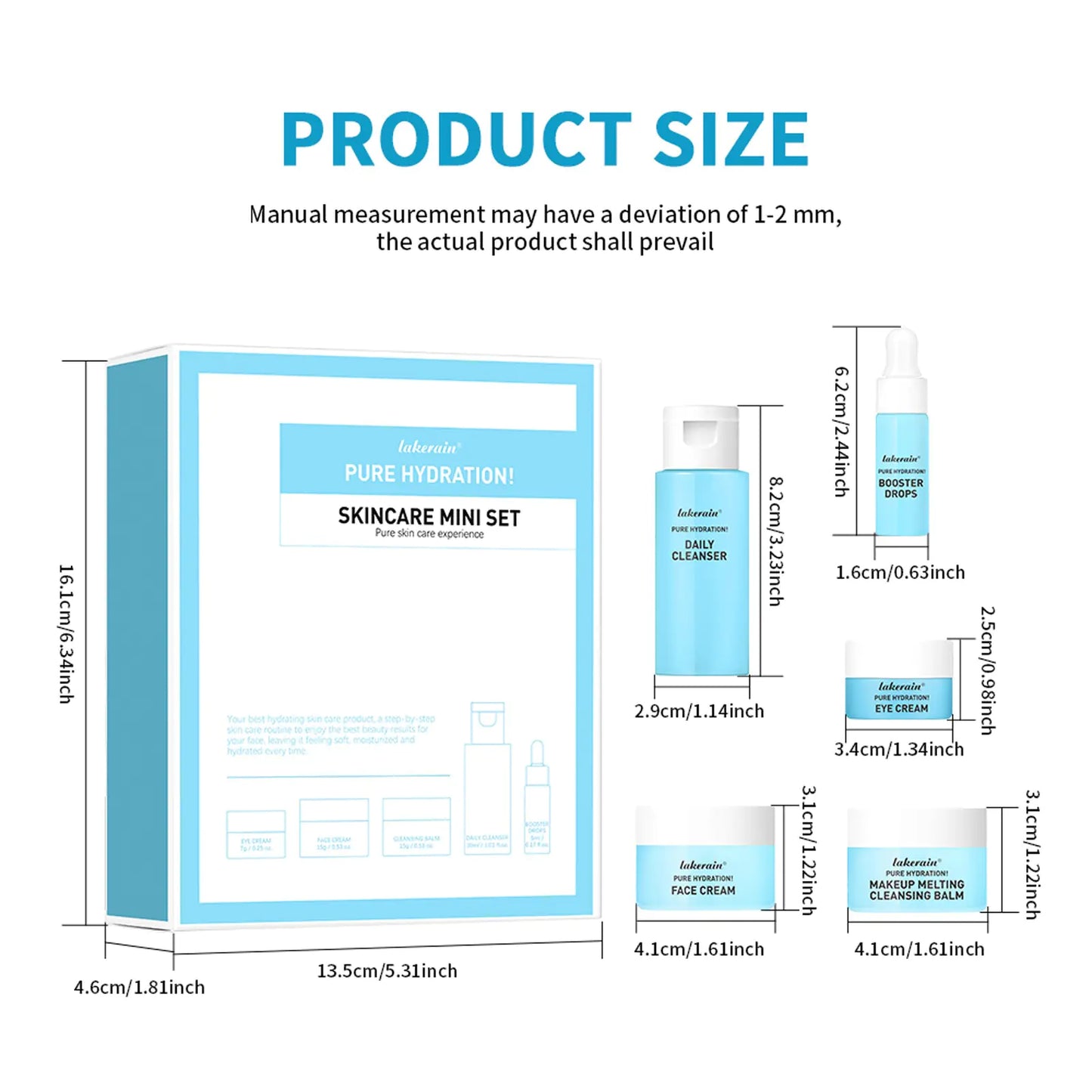 Blue Mini Skin Care Set