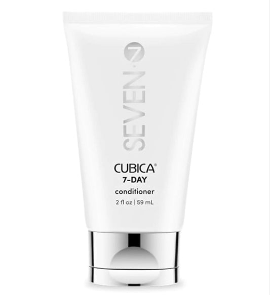 SEVEN Haircare Cubica 7-DAY Conditioner for Women + Men Detangle and Moisturize Hair Sulfate + Paraben Free Cruelty Free with Honey Shea Butter & Pro Vitamin B5 Made in USA 2 oz