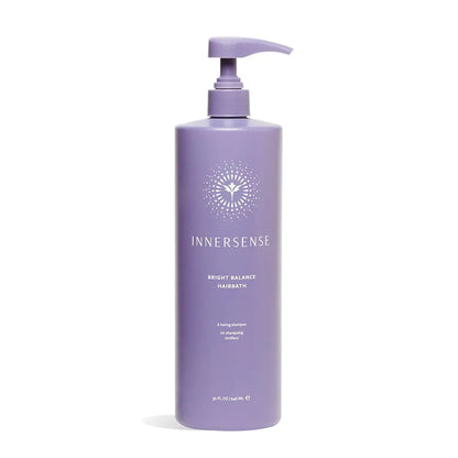 INNERSENSE Organic Beauty - Natural Bright Balance Purple Toning Hairbath | Non-Toxic Cruelty-Free Haircare (32 fl oz | 946 ml)