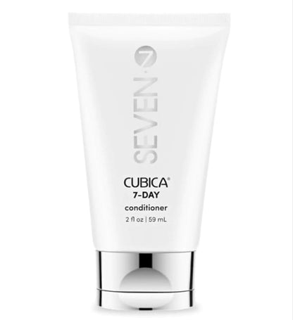 SEVEN Haircare Cubica 7-DAY Conditioner for Women + Men Detangle and Moisturize Hair Sulfate + Paraben Free Cruelty Free with Honey Shea Butter & Pro Vitamin B5 Made in USA 2 oz